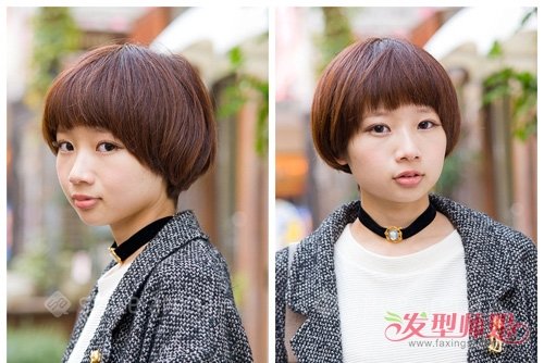 爱上短发女生快来款蘑菇头发型 少女必备的时尚流行短头发设计