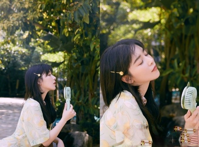 阚清子黑长直夏日造型 美颜暴击气质百分百_最新流行发型设计发型图片与美发造型门户网