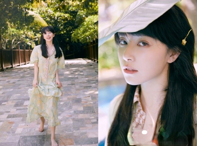 阚清子黑长直夏日造型 美颜暴击气质百分百_最新流行发型设计发型图片与美发造型门户网