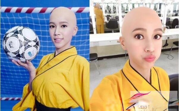 女星光头平头装造型勇气可嘉 女生光头平头才是验证颜值利器
